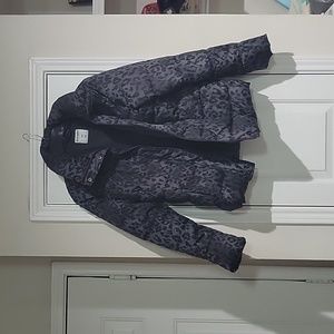 Cheetah print winter coat